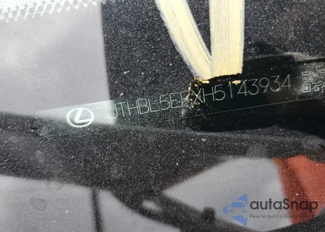 2017 Lexus Ls 460 из США, поврежденный, VIN JTHBL5EFXH5143934